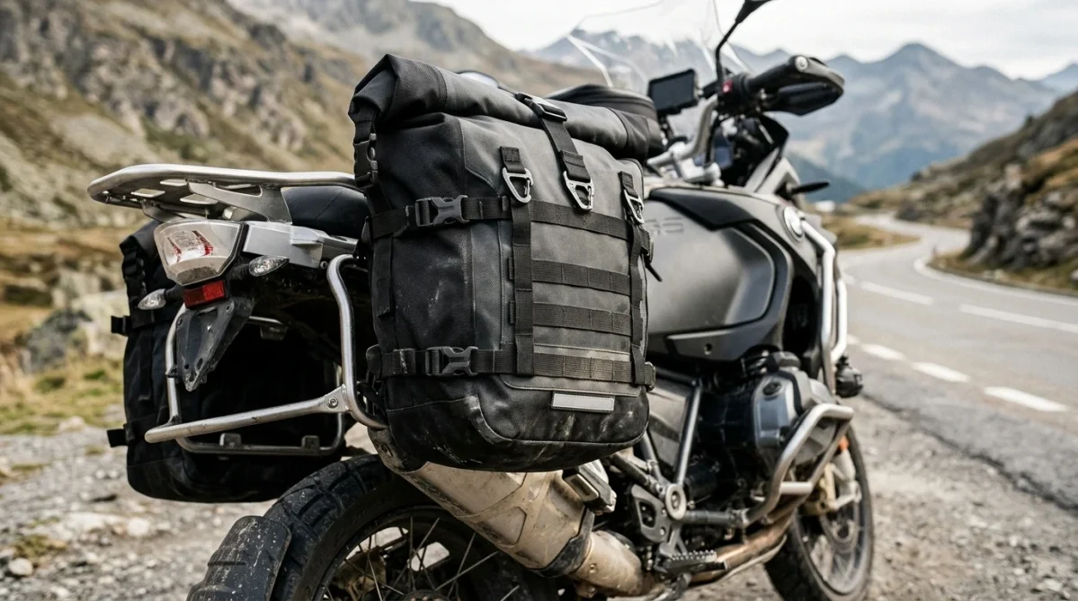 Kriega OS-18 Adventure Pack waterproof motorcycle soft luggage bag