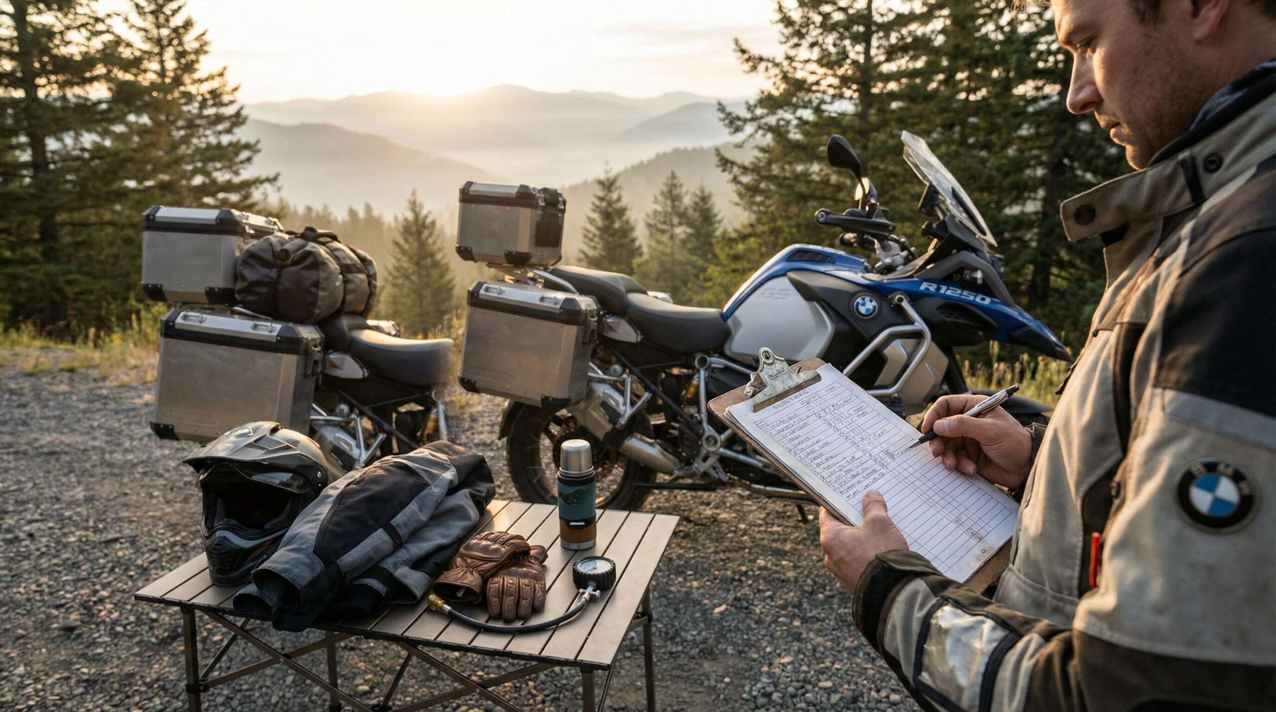 Motorcycle Touring Checklist (Pre-Ride & Daily)