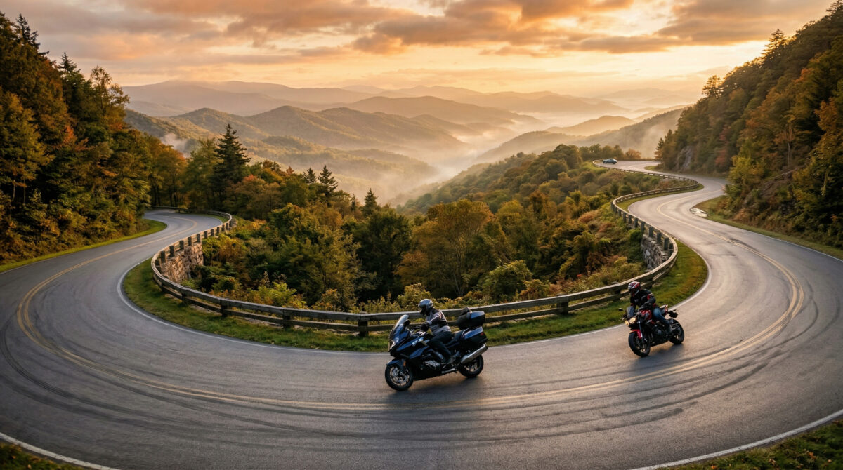 Best Motorcycle Roads in North Carolina