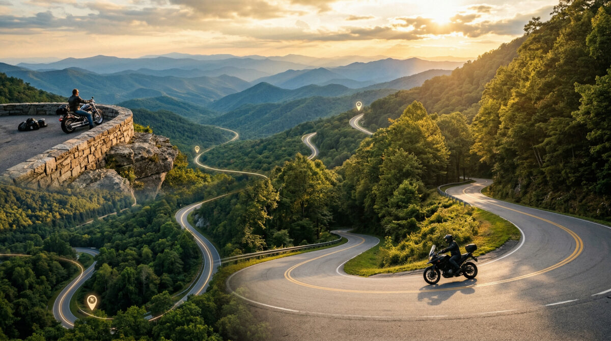 Best Motorcycle Roads in Tennessee