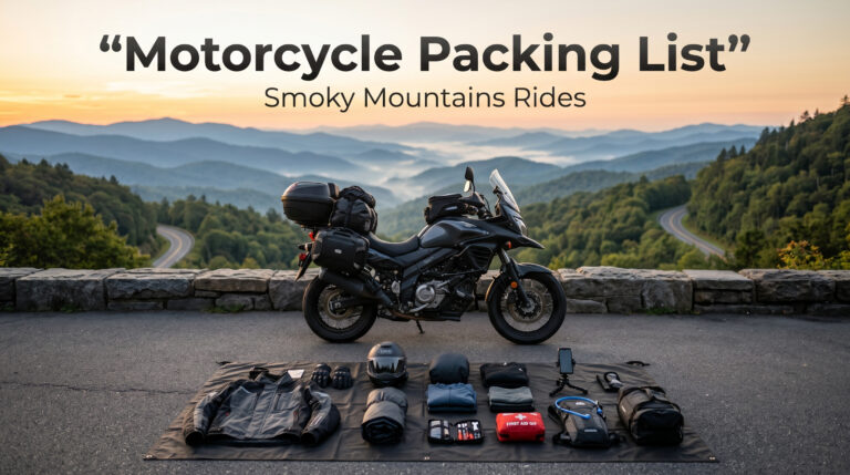 Motorcycle Packing List for Smoky Mountains Rides