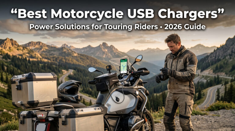 Best Motorcycle USB Chargers and Power Solutions for Touring Riders (2026 Guide)