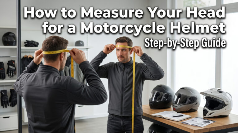How to Measure Your Head for a Motorcycle Helmet (Step-by-Step Guide)