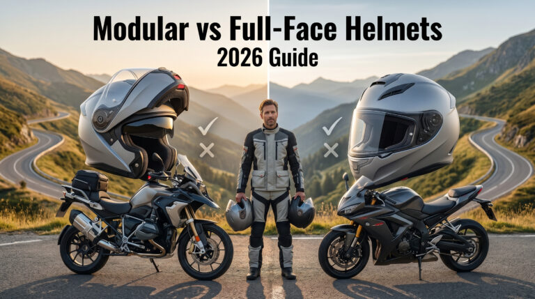 Modular vs Full-Face Motorcycle Helmets (2026 Guide)