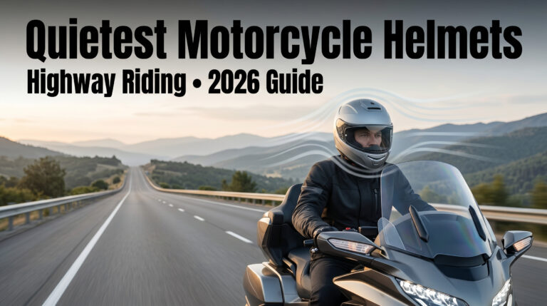 Quietest Motorcycle Helmets for Highway Riding (2026 Guide)