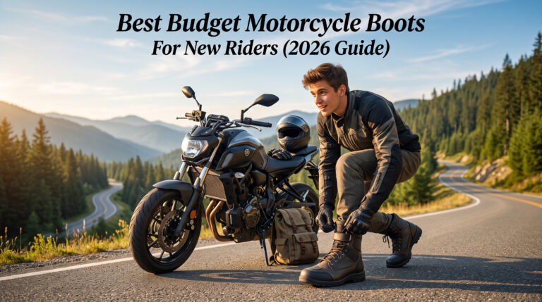Best Budget Motorcycle Boots for New Riders (2026 Guide)