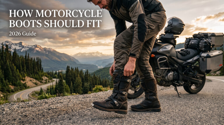 How Motorcycle Boots Should Fit (2026 Guide)