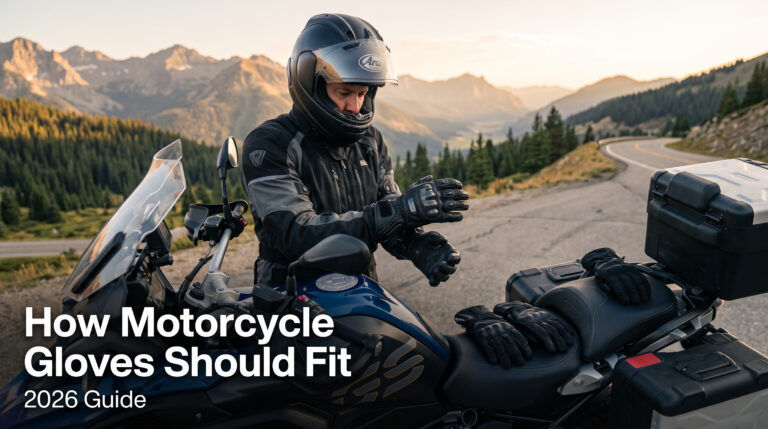How Motorcycle Gloves Should Fit (2026 Guide)