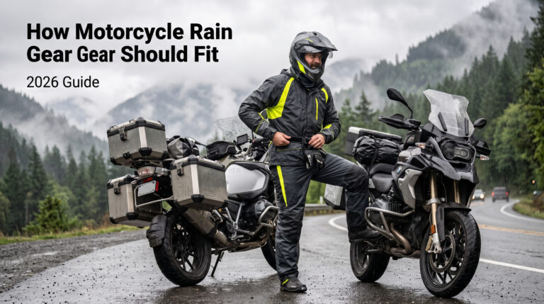 How Motorcycle Rain Gear Should Fit (2026 Guide)